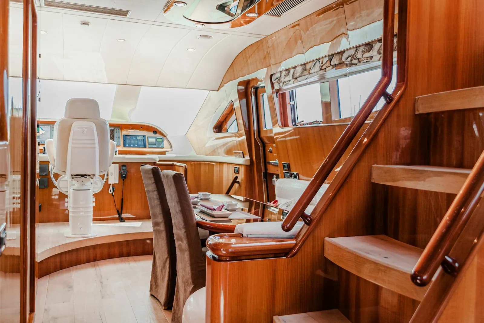 Timberwood marine interior